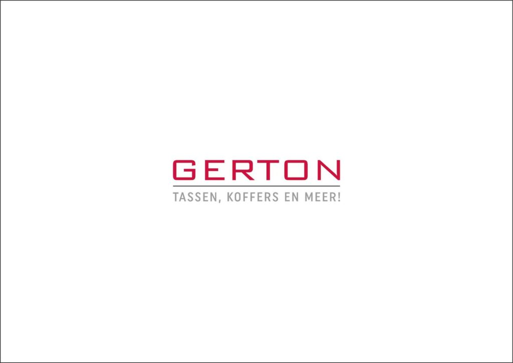 Logo Gerton tassen, koffers en meer, opdrachtgever van Suus' FotoSjop