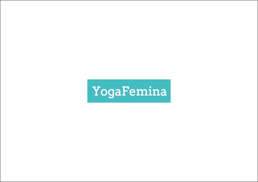 Logo YogaFemina, opdrachtgever van Suus' FotoSjop
