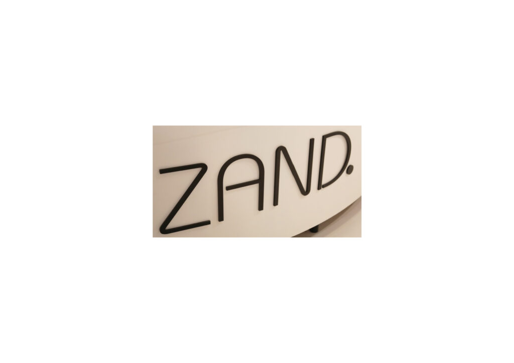 Logo Zand, opdrachtgever van Suus' FotoSjop
