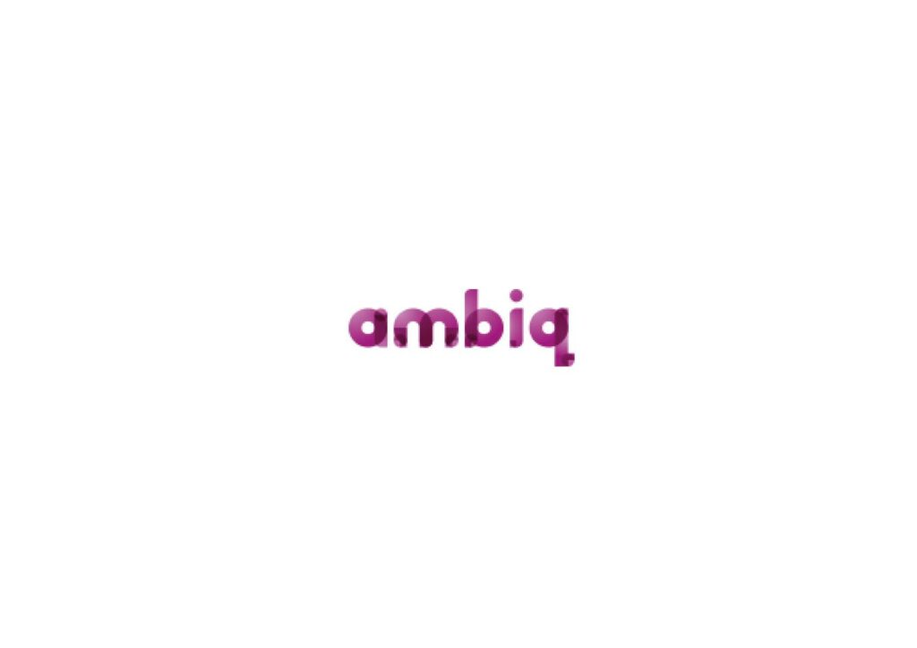 Logo Ambiq, opdrachtgever van Suus' FotoSjop