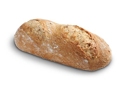 Vers desembrood op een witte achtergrond, productfotografie