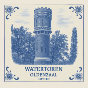 Boeskooltegel - Boeskool tegels - Oldenzaal souvenirs - Oldenzaal cadeau - Boeskool menneke - Forex tegels Oldenzaal - Wanddecoratie Oldenzaal - Iconen van Oldenzaal -