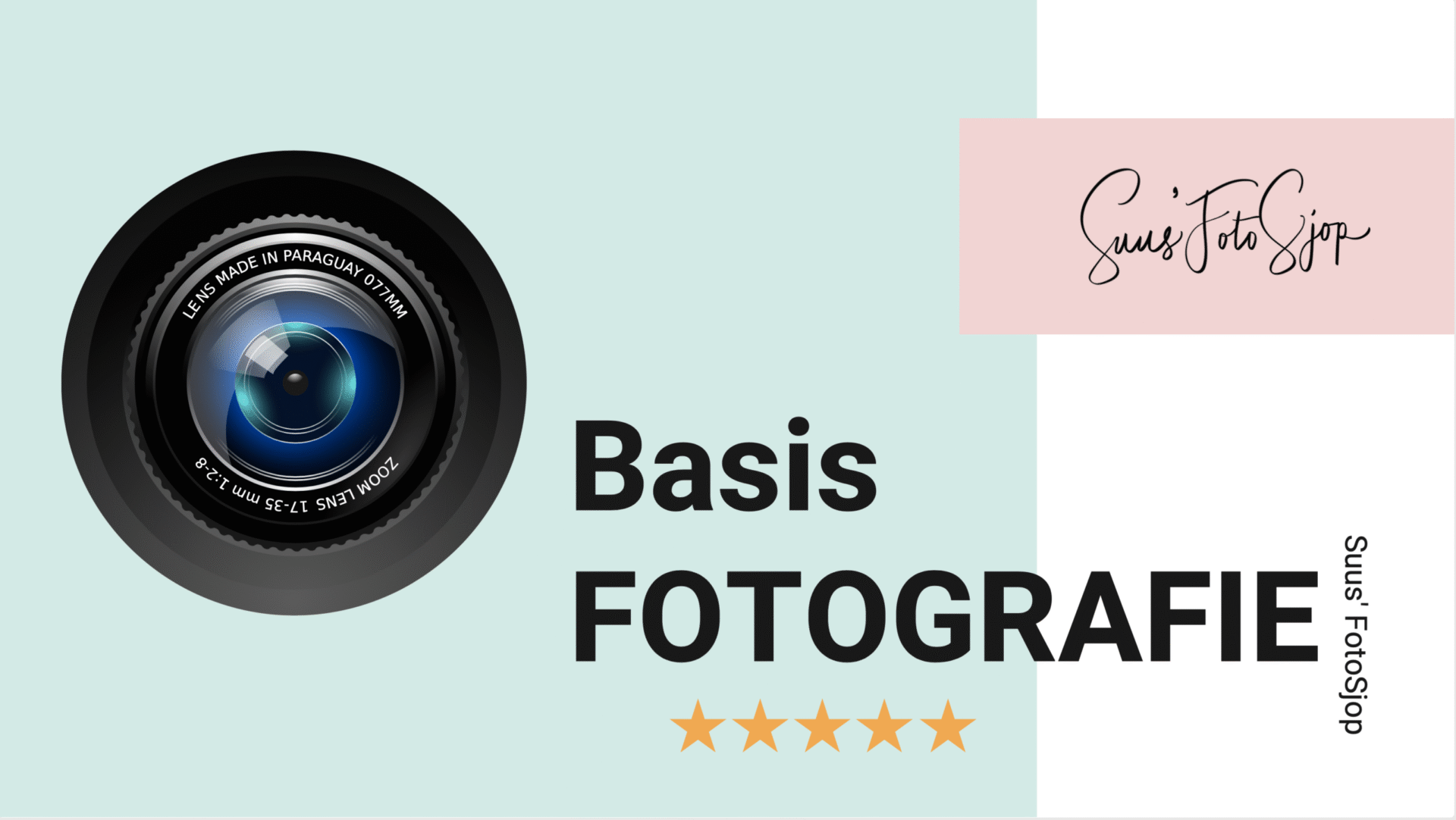 Workshop Basis Fotografie – Ontdek de basis van jouw camera