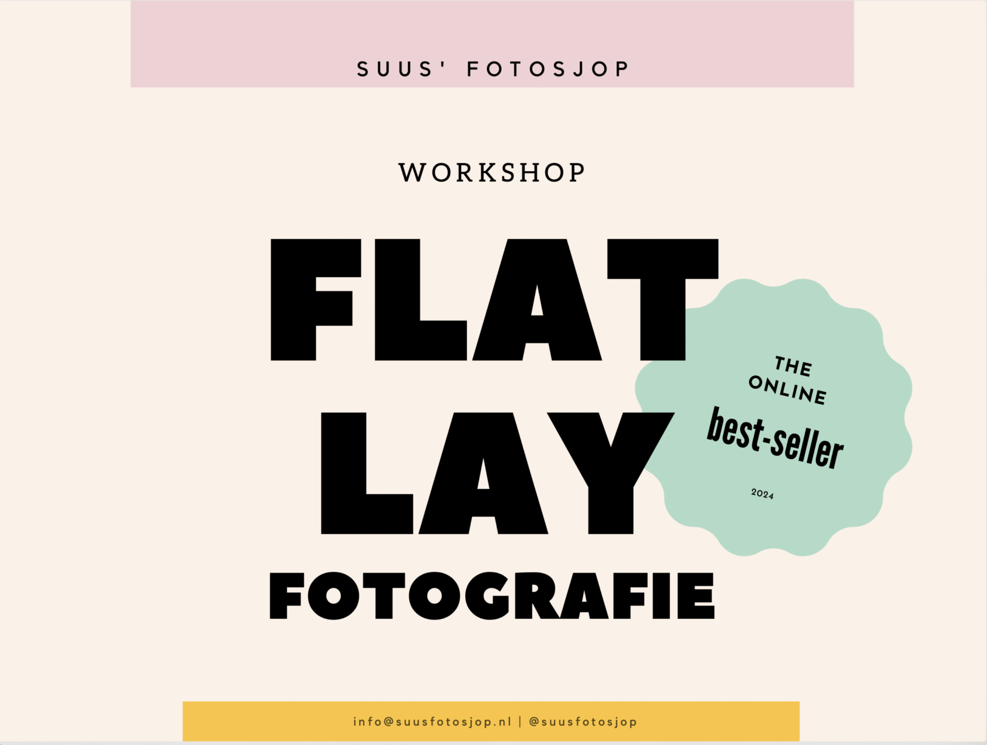 Workshop FlatLay Fotografie – Creatieve beelden van bovenaf