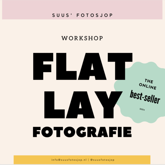 Workshop Flatlay Fotografie – creatieve cursus bij Suus’ FotoSjop