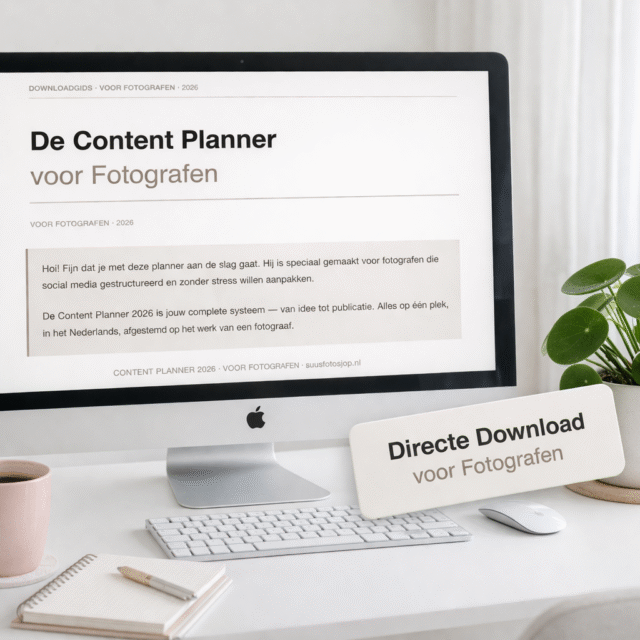 Content Planner 2026 voor Fotografen