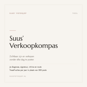 Omslag van de tool Suus' Verkoopkompas voor fotografen