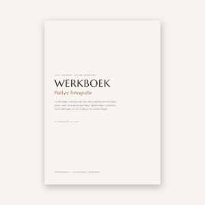 Werkboek FlatLay Fotografie